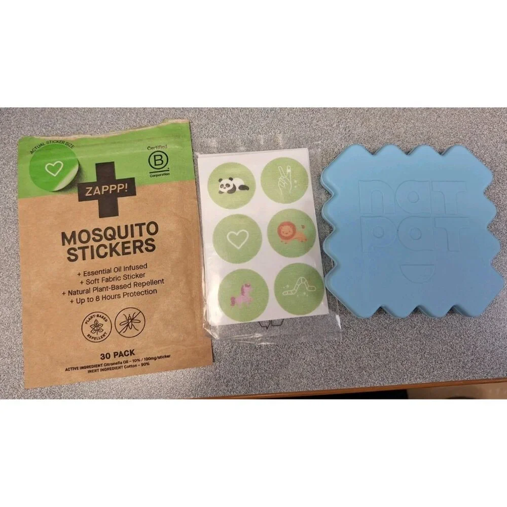 Mosquito Repellent Stickers (30+24) Patches for Kids, Natural